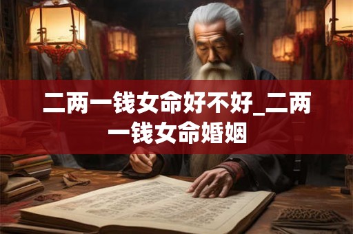 二两一钱女命好不好_二两一钱女命婚姻