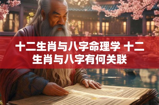 十二生肖与八字命理学 十二生肖与八字有何关联