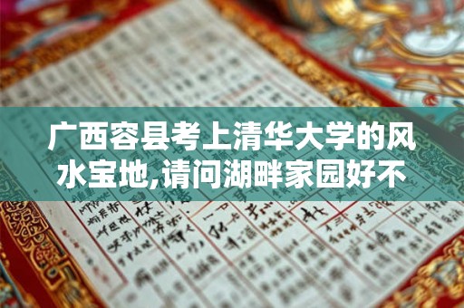 广西容县考上清华大学的风水宝地,请问湖畔家园好不好？？