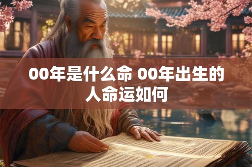 00年是什么命 00年出生的人命运如何