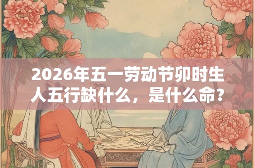 2026年五一劳动节卯时生人五行缺什么，是什么命？