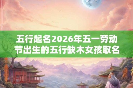 五行起名2026年五一劳动节出生的五行缺木女孩取名