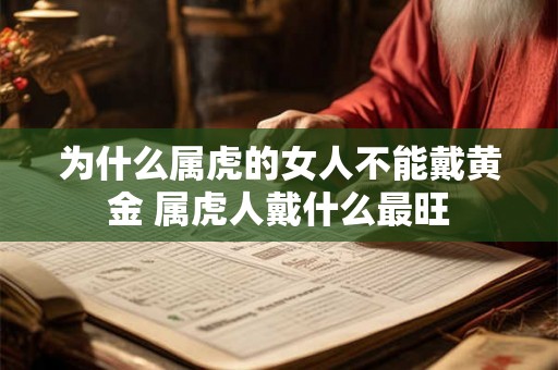为什么属虎的女人不能戴黄金 属虎人戴什么最旺