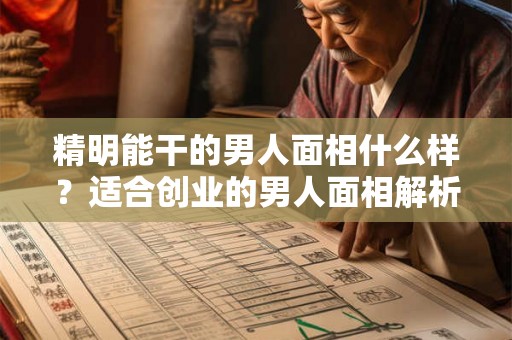 精明能干的男人面相什么样？适合创业的男人面相解析！