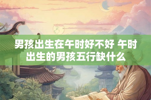 男孩出生在午时好不好 午时出生的男孩五行缺什么