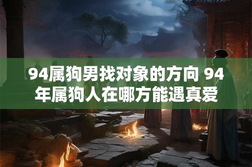 94属狗男找对象的方向 94年属狗人在哪方能遇真爱