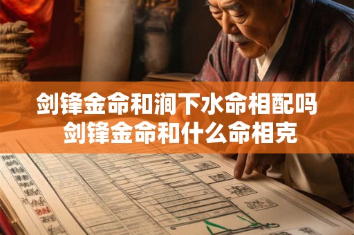 剑锋金命和涧下水命相配吗 剑锋金命和什么命相克