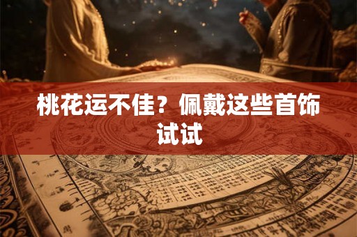 桃花运不佳？佩戴这些首饰试试