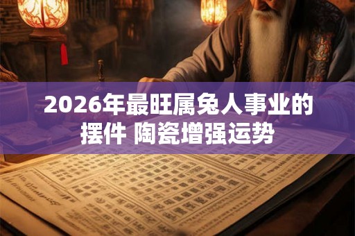 2026年最旺属兔人事业的摆件 陶瓷增强运势 2026年最旺属兔人事业的摆件 陶瓷增强运势