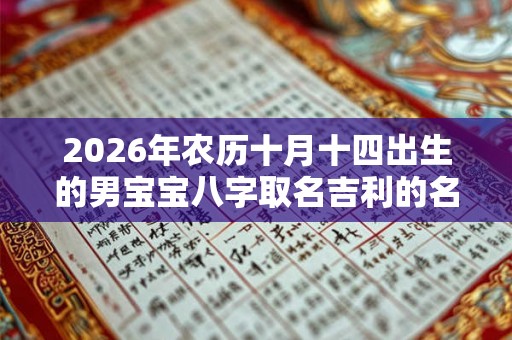 2026年农历十月十四出生的男宝宝八字取名吉利的名字