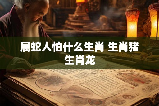 属蛇人怕什么生肖 生肖猪生肖龙 属蛇人怕什么生肖 生肖猪生肖龙
