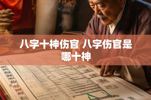 八字十神伤官 八字伤官是哪十神