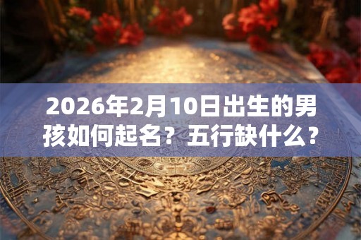 2026年2月10日出生的男孩如何起名？五行缺什么？