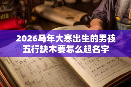 2026马年大寒出生的男孩五行缺木要怎么起名字 2026马年大寒出生的男孩五行缺木要怎么起名字