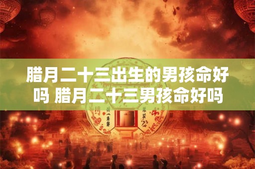 腊月二十三出生的男孩命好吗 腊月二十三男孩命好吗