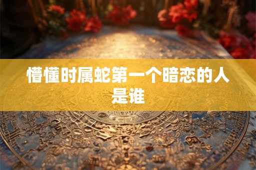 懵懂时属蛇第一个暗恋的人是谁