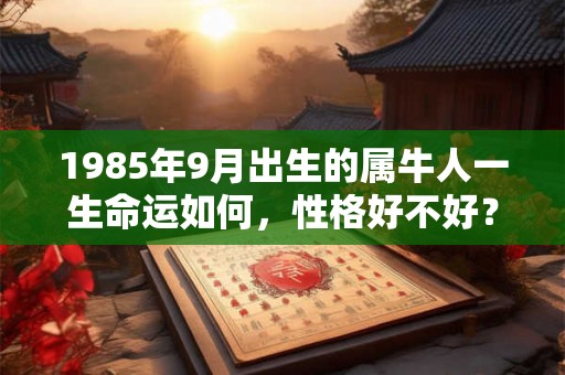 1985年9月出生的属牛人一生命运如何,性格好不好? 1985年9月出生的属牛人一生命运如何,性格好不好?