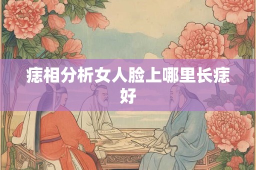 痣相分析女人脸上哪里长痣好