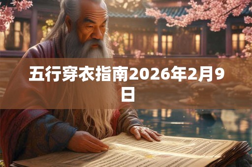 五行穿衣指南2026年2月9日