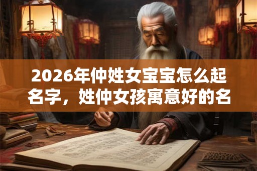 2026年仲姓女宝宝怎么起名字，姓仲女孩寓意好的名字