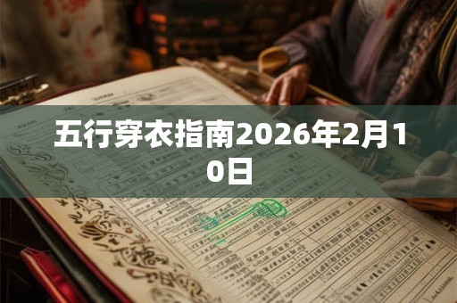 五行穿衣指南2026年2月10日