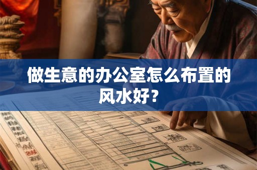 做生意的办公室怎么布置的风水好？