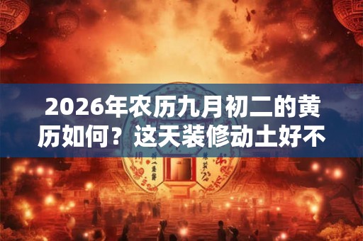 2026年农历九月初二的黄历如何？这天装修动土好不好？