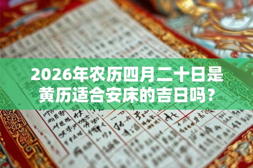 2026年农历四月二十日是黄历适合安床的吉日吗？