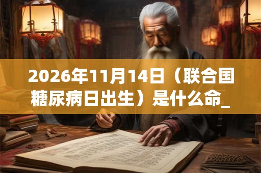 2026年11月14日（联合国糖尿病日出生）是什么命_命运如何