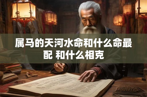 属马的天河水命和什么命最配 和什么相克
