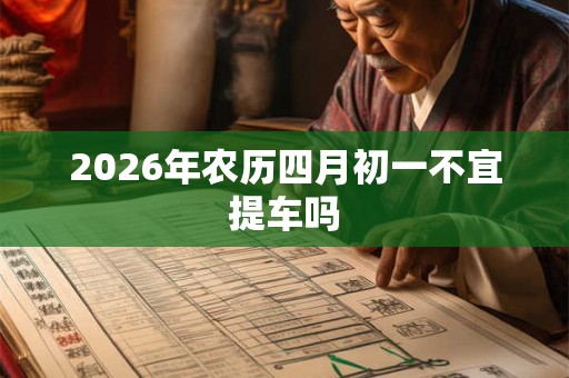 2026年农历四月初一不宜提车吗