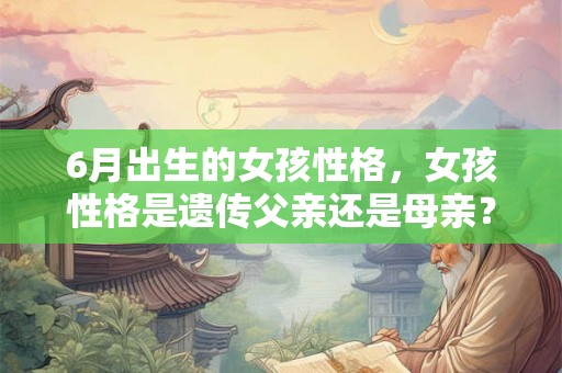 6月出生的女孩性格，女孩性格是遗传父亲还是母亲？