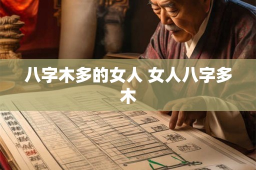八字木多的女人 女人八字多木