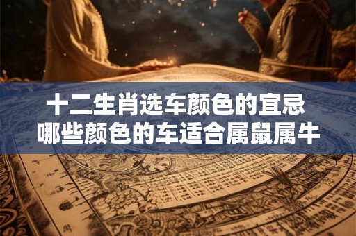 十二生肖选车颜色的宜忌 哪些颜色的车适合属鼠属牛的人