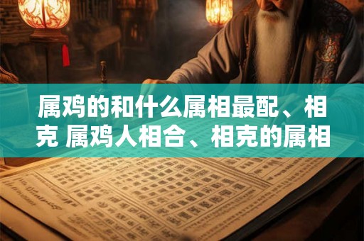 属鸡的和什么属相最配、相克 属鸡人相合、相克的属相有哪些