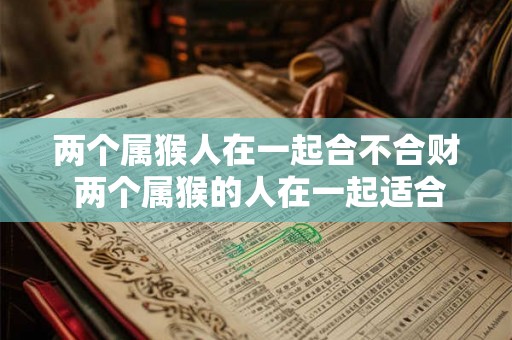两个属猴人在一起合不合财 两个属猴的人在一起适合共同理财吗 两个属猴人在一起合不合财 两个属猴的人在一起适合共同理财吗