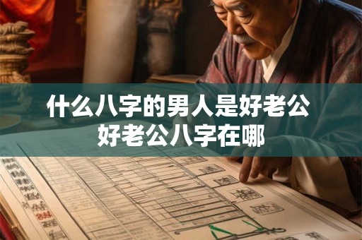 什么八字的男人是好老公 好老公八字在哪 什么八字的男人是好老公 好老公八字在哪