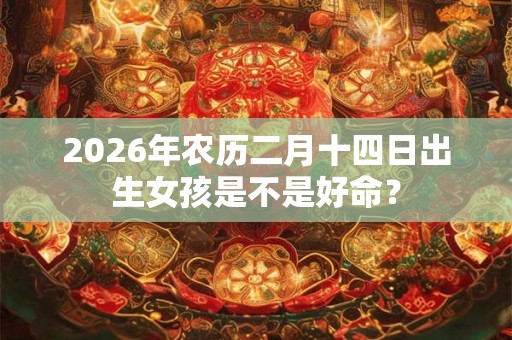 2026年农历二月十四日出生女孩是不是好命? 2026年农历二月十四日出生女孩是不是好命?