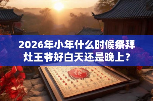 2026年小年什么时候祭拜灶王爷好白天还是晚上? 2026年小年什么时候祭拜灶王爷好白天还是晚上?