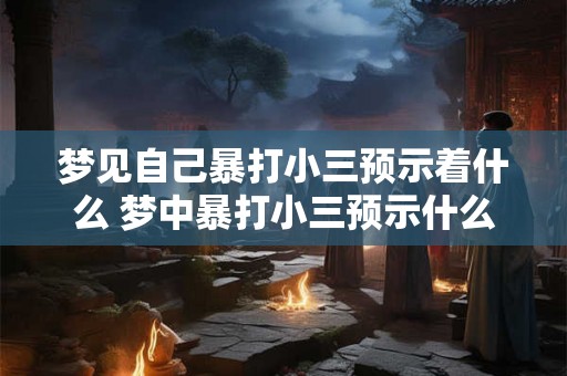 梦见自己暴打小三预示着什么 梦中暴打小三预示什么