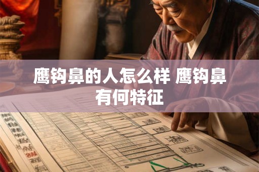 鹰钩鼻的人怎么样 鹰钩鼻有何特征