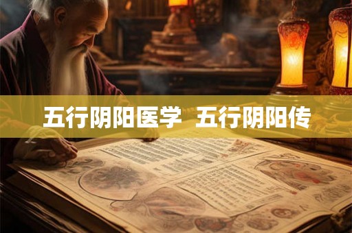 五行阴阳医学  五行阴阳传