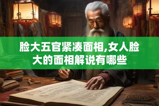 脸大五官紧凑面相,女人脸大的面相解说有哪些