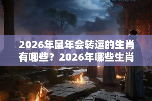 2026年鼠年会转运的生肖有哪些？2026年哪些生肖运势变好？