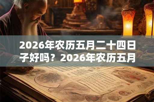 2026年农历五月二十四日子好吗？2026年农历五月二十四黄历查询
