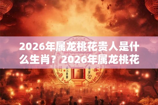 2026年属龙桃花贵人是什么生肖？2026年属龙桃花运好吗？