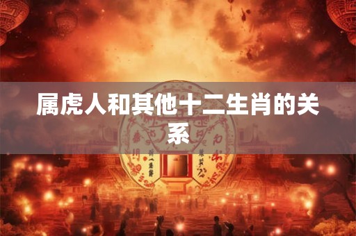 属虎人和其他十二生肖的关系