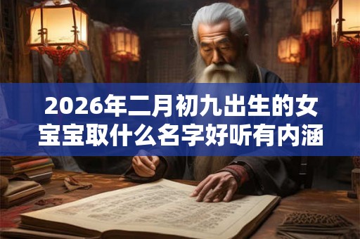 2026年二月初九出生的女宝宝取什么名字好听有内涵