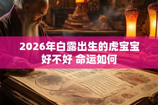 2026年白露出生的虎宝宝好不好 命运如何