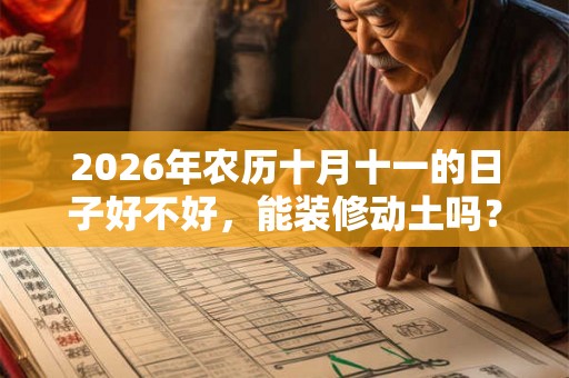 2026年农历十月十一的日子好不好，能装修动土吗？
